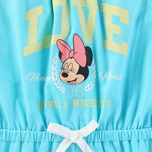 Disney Minnie Mouse Girls Romper Sleeveless Jumpsuit One Piece Outfit For Toddlers & Kids in Kuwait