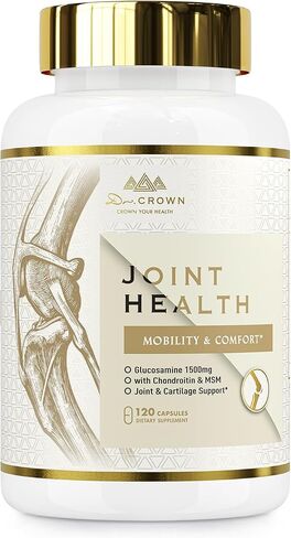 Joints Health Suppplement, Glucosamine Chondroitin MSM - Joint Support Supplement for Women and Men with Turmeric, MSM &Boswellia, for Cartilage, Joint Health and Flexibility - 120 Capsules in Saudi Arabia
