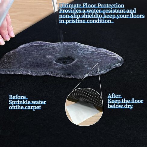 Non Slip Rug pads8x10 ft,100% Waterproof Rug pad,Suitable for All Types of Floors,Durable Hardwood Floor Protection Rug mat,Felt Material with Anti-Slip Backing,secures the Rug in Place for Safety in Saudi Arabia