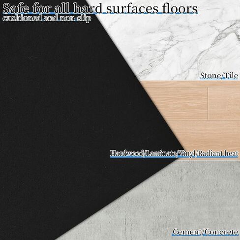 Non Slip Rug pads8x10 ft,100% Waterproof Rug pad,Suitable for All Types of Floors,Durable Hardwood Floor Protection Rug mat,Felt Material with Anti-Slip Backing,secures the Rug in Place for Safety in Saudi Arabia