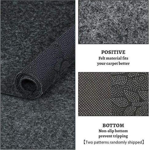 Non Slip Rug pads8x10 ft,100% Waterproof Rug pad,Suitable for All Types of Floors,Durable Hardwood Floor Protection Rug mat,Felt Material with Anti-Slip Backing,secures the Rug in Place for Safety in Saudi Arabia