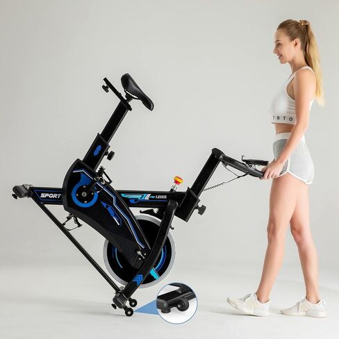 Leikefitness Exercise Bike,Indoor Cycling Bike, Stationary Bike Magnetic Resistance Quiet and Smooth for Home in Kuwait