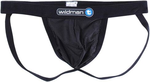 Wildmant Raw Mesh Jockstrap with Duraband Waistband Black in Saudi Arabia