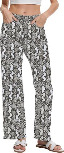 Vintage Floral Jeans for Women 90s High Rise Wide Leg Casual Stretchy Denim Pants Trendy Pantalones De Mujer in Saudi Arabia