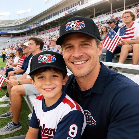 USA, CAN, MEX 2026 World Soccer Fans Hat,Black Soccer Hat - Adjustable Baseball Cap Gifts Accessories for Men and Women, for Games & Daily in Saudi Arabia