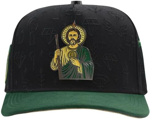 Ferreti Hats FT172 Gorra de San Judas Tadeo - San Judas Hat for Men & Women - Black Saint Jude Premium Snapback Hat for Men & Women, Gorras para Hombres Originales in Saudi Arabia