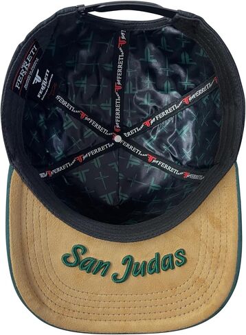 Ferreti Hats FT172 Gorra de San Judas Tadeo - San Judas Hat for Men & Women - Black Saint Jude Premium Snapback Hat for Men & Women, Gorras para Hombres Originales in Saudi Arabia