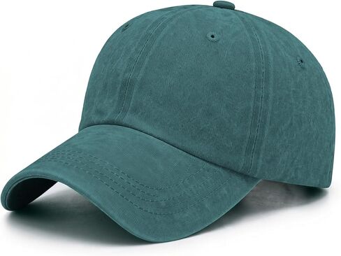 Washed Vintage Dad Hat, Adjustable Unisex Baseball Cap for Daily Use in Kuwait