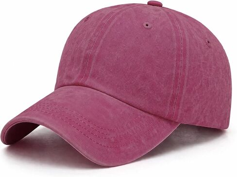 Washed Vintage Dad Hat, Adjustable Unisex Baseball Cap for Daily Use in Kuwait