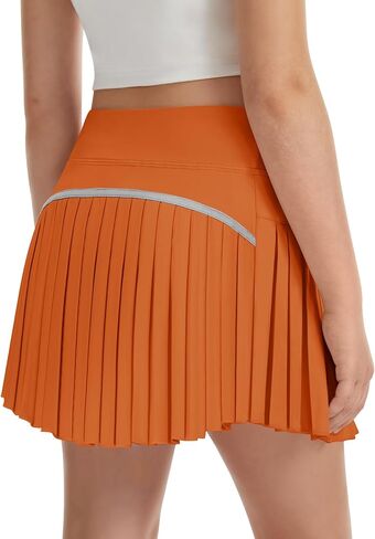 DOCUMO Pleated Skirts for Girls with Pocket Shorts Girls Athletic Golf Tennis Skorts Hight Waisted Skirts for Running Casual in Saudi Arabia