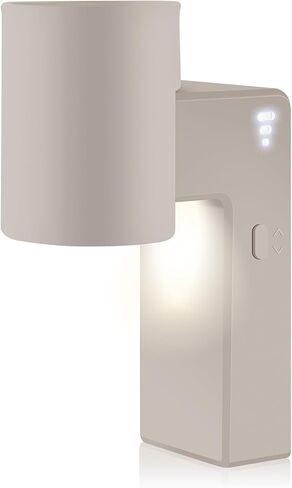 ROSSEX 2 Pcs Wall Fragrance Plug in with Night Light Compatible with Bath and Body Works Wallflowers, with 4-Speed Adjustable Fragrance Essential Oil Diffuser for Home, Khaki in Kuwait