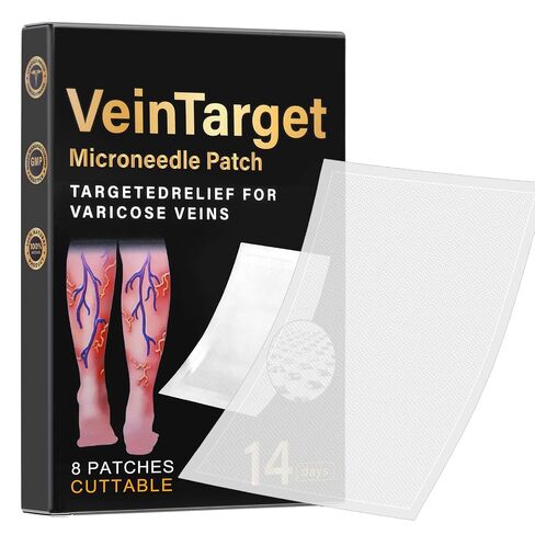 Vein Ease Microdarts Care Patches 2 Hours Fast Acting Leg Vein Care Patch Soothe Leg Swelling & Fatigue Improve Blood Circulation Varicose Veins Relief Patch for All Men Women All Skin Types in Saudi Arabia