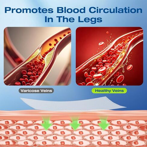 Vein Ease Microdarts Care Patches 2 Hours Fast Acting Leg Vein Care Patch Soothe Leg Swelling & Fatigue Improve Blood Circulation Varicose Veins Relief Patch for All Men Women All Skin Types in Saudi Arabia