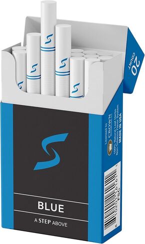 STEP Blue Light Smooth Herbal Cigarettes (1 Box = 20ct) in Saudi Arabia