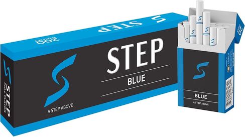 STEP Blue Light Smooth Herbal Cigarettes (1 Box = 20ct) in Saudi Arabia