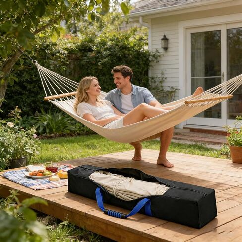 Hammock Storage Bag Heavy Duty Waterproof, 62''L x 10''W", Portable Steel Hammock Stand Carrying Bag with Zipper Closure, Black in Saudi Arabia