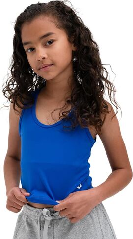 Ethika Girl's Long Line Bra Stretch with Moisture Wicking for Active Play in Kuwait
