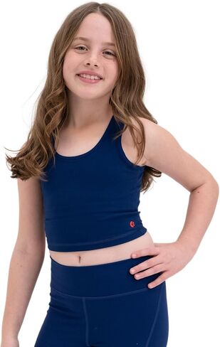 Ethika Girl's Long Line Bra Stretch with Moisture Wicking for Active Play in Kuwait