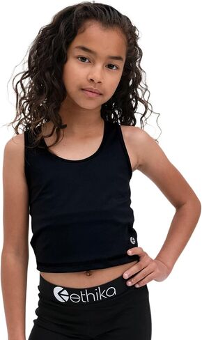 Ethika Girl's Long Line Bra Stretch with Moisture Wicking for Active Play in Kuwait