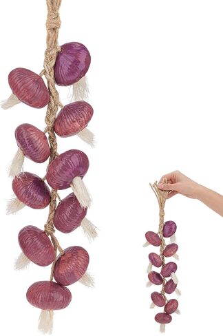 Folmywy Artificial Ceramics Pepper Decorative Hanging Fake Peppers String Green Yellow Red Realistic Chili Vegetable Decoration for Kitchen Farmhouse Home Pendant Wall Cabinet Decor in Saudi Arabia
