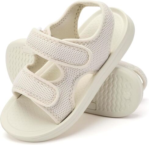Boys Girls Toddler Sandals Athletic Hook-and-Loop Kids Water Shoes for Walking Hiking Running in Kuwait