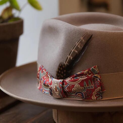 Fashion Fedoras Hat for Women with Bowknot Belt Panamas Magicians Wool Top Roleplay Costume Dress Up Outdoor in Saudi Arabia
