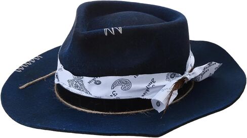 Distressed Ethnic Wool Hat with Distressed Detail Trendy and Comfortable for Men and Women Unique Wool Hat in Saudi Arabia