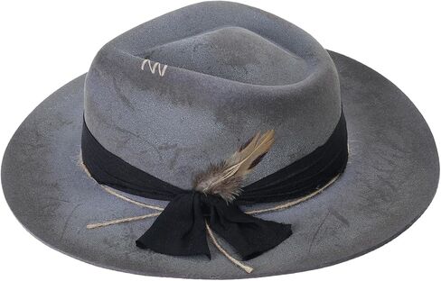 Distressed Ethnic Wool Hat with Distressed Detail Trendy and Comfortable for Men and Women Unique Wool Hat in Saudi Arabia