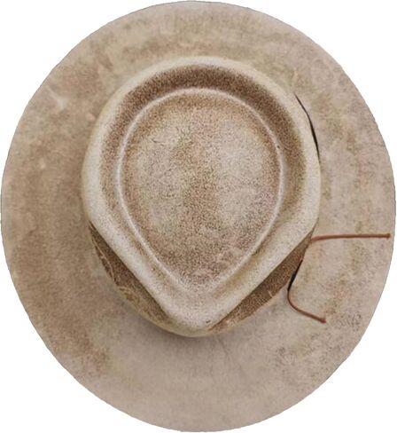 Elegant Fedoras Hat for Male Women Party Wool with Belt Roleplay Costume Cowboy HippiesHat Stage Cowboy in Saudi Arabia