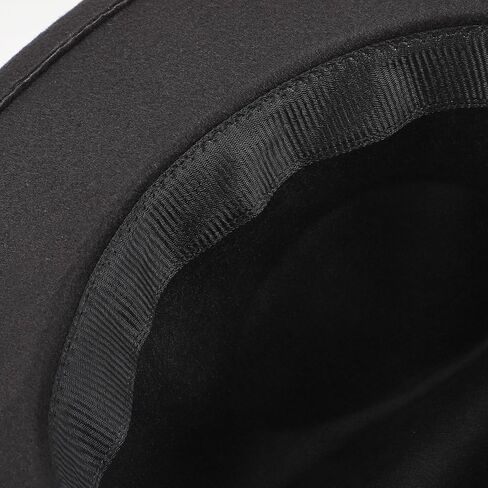 Baluue Men’s Wide Brim Fedora Hat Black Felt Jazz Cap Classic British Style Party Dress Hat for Fashionable Men in Kuwait