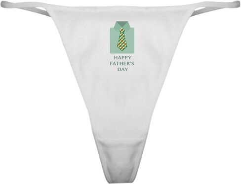 CafePress Happy Father's Day Classic Thong Underwear, Womens Panties in Kuwait
