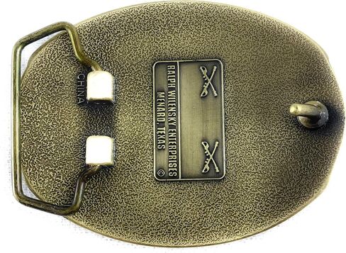 US Army 8th Cavalry Regiment, Honor & Courage Crest Insignia, Solid Brass Belt Buckle in Kuwait