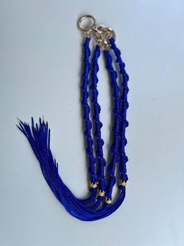 Tassels/Tzitzit knots/Blue and white fringes/Religious Accessories/Traditional Garments/Handcrafted/Israel fringe/Hebrew man’s appeal/wools tzitzit/Torah attire/Tzitzit (royal blue) in Saudi Arabia
