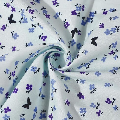 Handkerchiefs for Women, 12Pcs Soft Cotton Printed Women's Handkerchiefs Ladies' Vintage Floral Printing Hankies 13.78" in Saudi Arabia