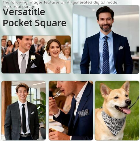 Business Handkerchiefs for Men,100% Pure Cotton Handkerchiefs,Assorted Color,5 Pieces in Saudi Arabia
