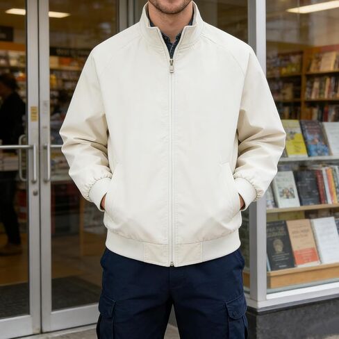 Men's Clothing Jackets 2026 trendy Stand Collar Dropped Shoulder Sleeve Casual/Sports Winter Outerwear in Kuwait