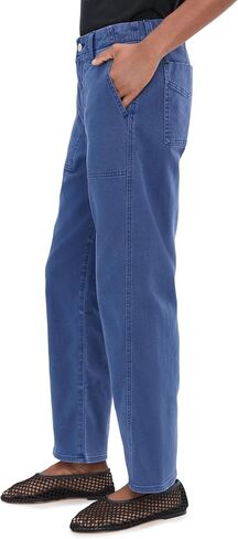بنطال AG Jeans Analeigh متوسط ​​الارتفاع باللون الأزرق البحري الكبريتي المحيط الهادئ in Kuwait