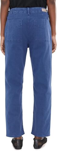بنطال AG Jeans Analeigh متوسط ​​الارتفاع باللون الأزرق البحري الكبريتي المحيط الهادئ in Kuwait