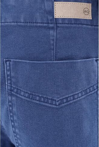 بنطال AG Jeans Analeigh متوسط ​​الارتفاع باللون الأزرق البحري الكبريتي المحيط الهادئ in Kuwait