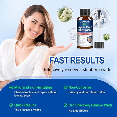 Skin Tag&Wart Appearance Gel -12% salicylic acid - Fast-acting, precisely applied to the feet and common warts, clinically effective,Wart Removal Freeze Away,maximum strength for men and women-1A1A in Saudi Arabia