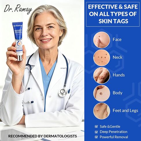 Wart & Corn Remover Gel - 20% Salicylic Acid + Bee Venom | Treats Flat/Common Warts, Plantar Warts & Foot Corns | Gentle Precision Tube Formula 0.5 oz in Saudi Arabia