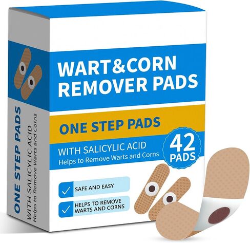 WART Corn Remover Pads for Feet 40% Salicylic Acid Wart Remover Pads, WART Corn Removers for Toes,Body（NDC Code: 85248-065-01） in Kuwait