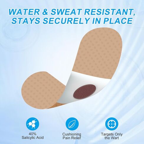 WART Corn Remover Pads for Feet 40% Salicylic Acid Wart Remover Pads, WART Corn Removers for Toes,Body（NDC Code: 85248-065-01） in Kuwait