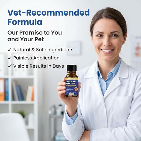 Upgraded Dog Wart & Skin Tag Remover with Built-in Brush – Fast Acting Natural Formula for Gentle Removal of Warts and Skin Tags on Dogs – Safe for All Dogs (20ML) in Saudi Arabia
