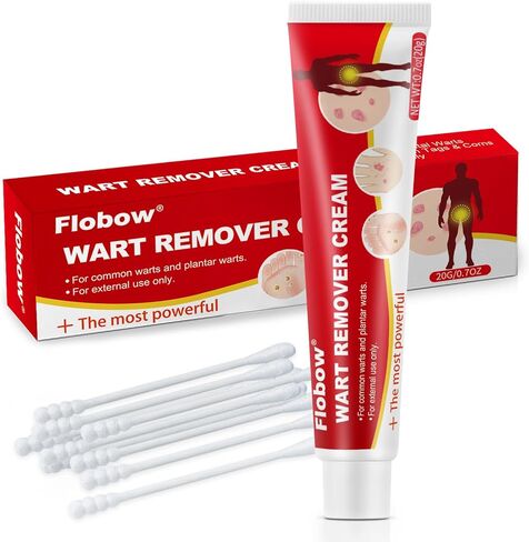 Maximum Strength Wart Remover Cream with 17% Salicylic Acid, Fast-Acting Wart Removal Ointment for Stubborn Plantar, Common & Flat Warts, Corns, Calluses, Feet, Toes, Fingers (2 Pack) in Saudi Arabia