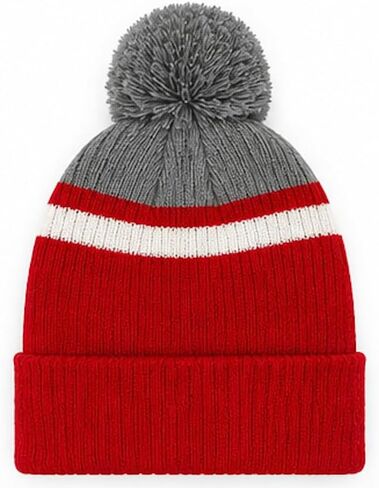 Baseball Pom-Pom Beanie Red in Kuwait