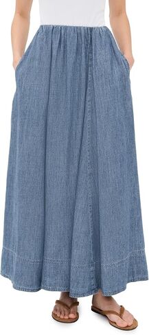 Faherty Women's Tried & True Chambray Nera Skirt in Kuwait