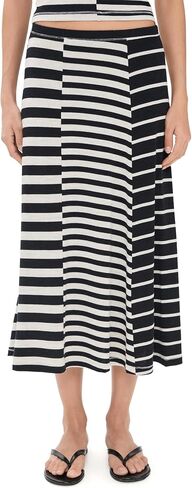 rag & bone Women's The Knit Mixed Stripe Skirt in Kuwait