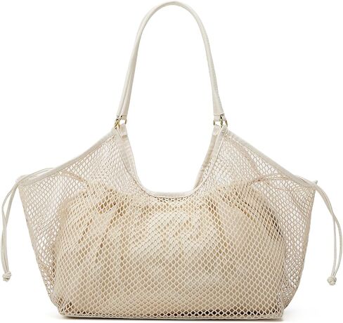 2 Pcs Crochet Tote Bag Women Mesh Summer Beach Bags Slouchy Shoulder Hobo Purse Large Vacation Travel Tote Handbags 2026 in Saudi Arabia
