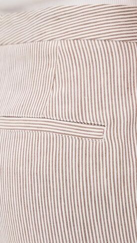 Vince Women's Ticking Striped Crop Flare Trouser in Saudi Arabia